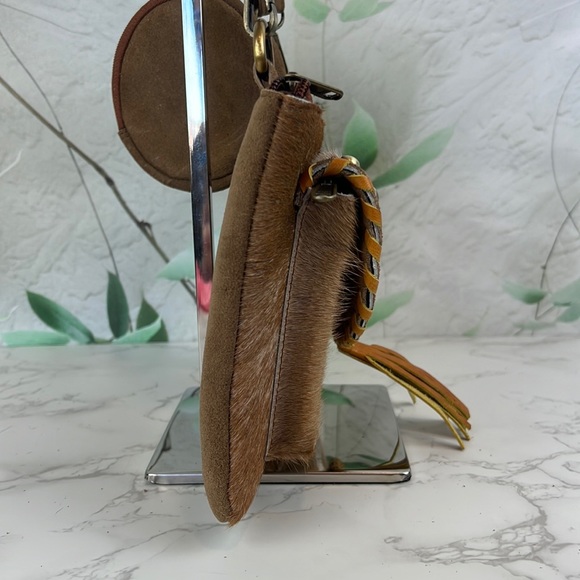 Crazy Heifer HOH Handmade Leather 2 Piece Crossbody Set - Picture 7 of 12